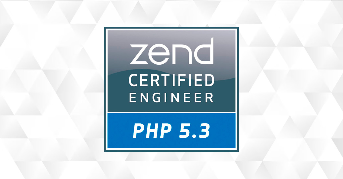Zend Certified Engineer - PHP
